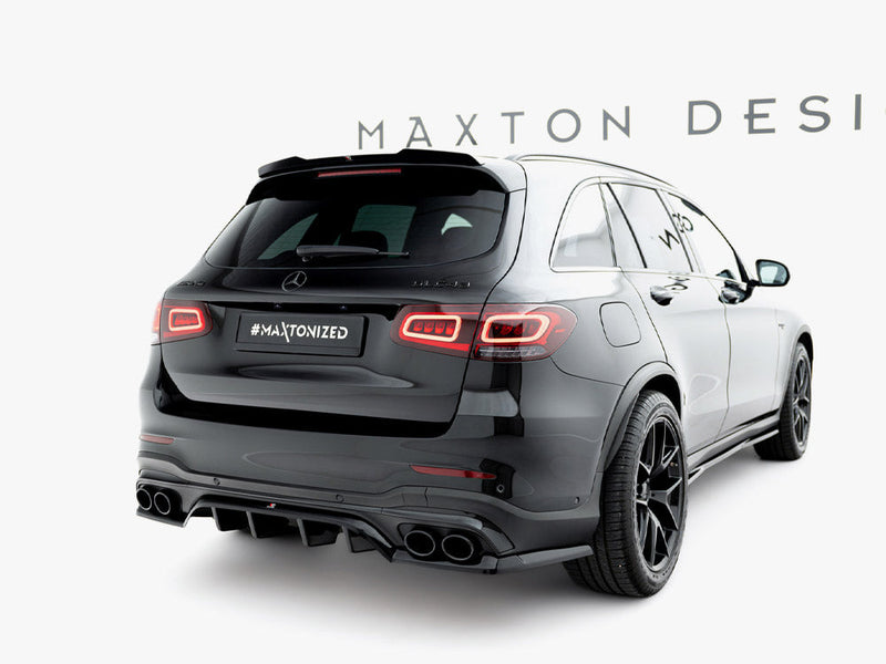 Maxton Design - Rear Splitter (Vertical Bars) Mercedes-AMG GLC 43 SUV X253 Facelift