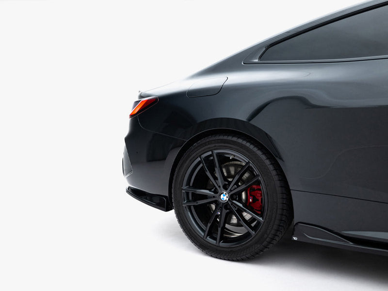 Maxton Design - Rear Side Splitters V.8 BMW 4 M-Pack G22 / G23 / G22 Facelift / G23 Facelift