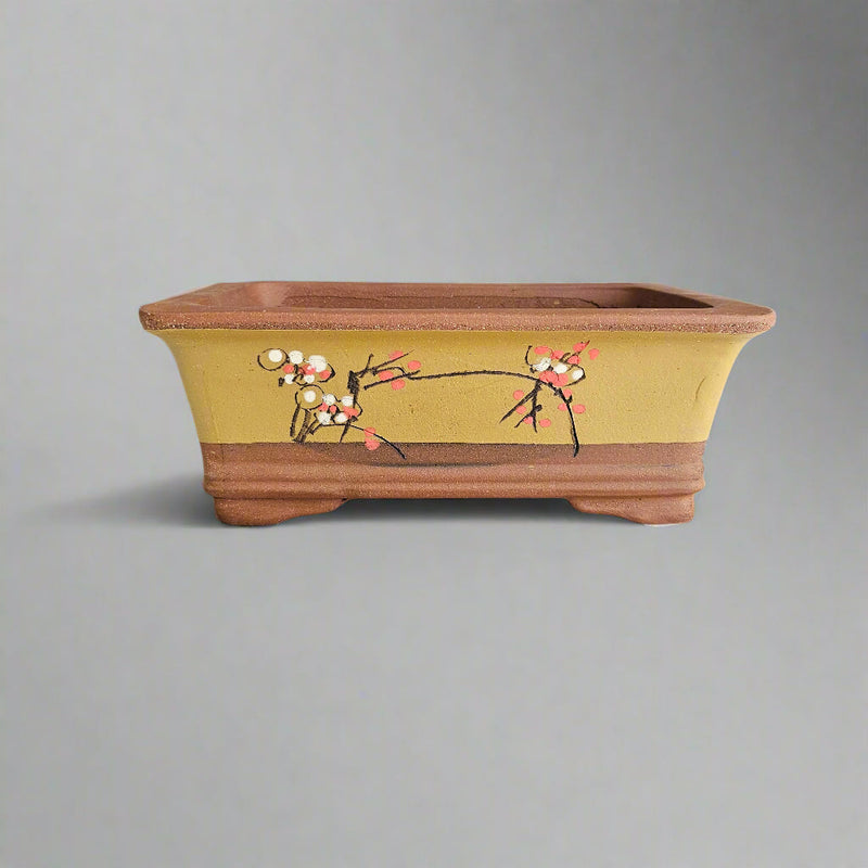 28cm Premium Unglazed Bonsai Pot | Rectangle | 28cm x 20cm x 10cm | Brown