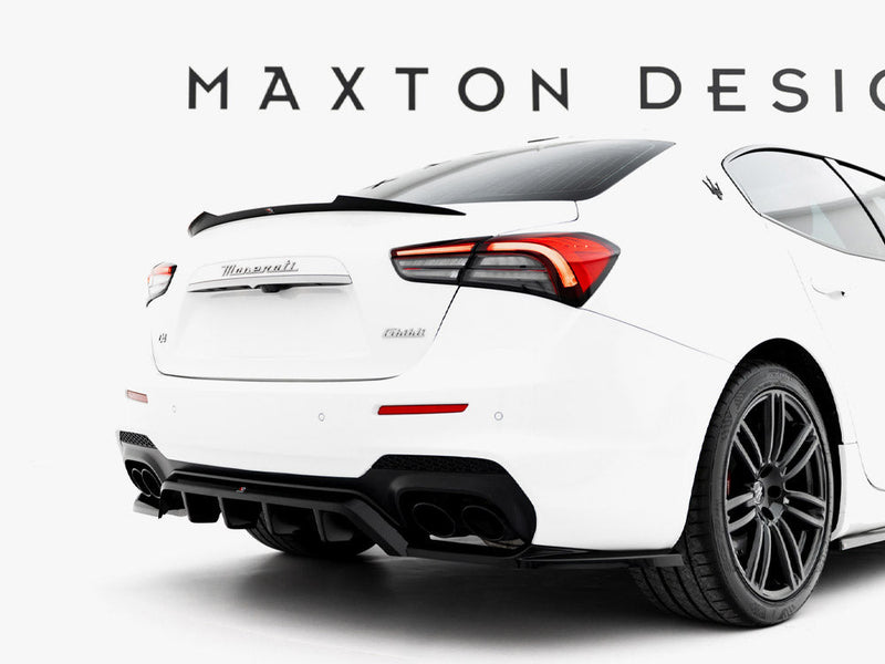 Maxton Design - Rear Splitter (Vertical Bars) Maserati Ghibli Modena Mk3 Facelift