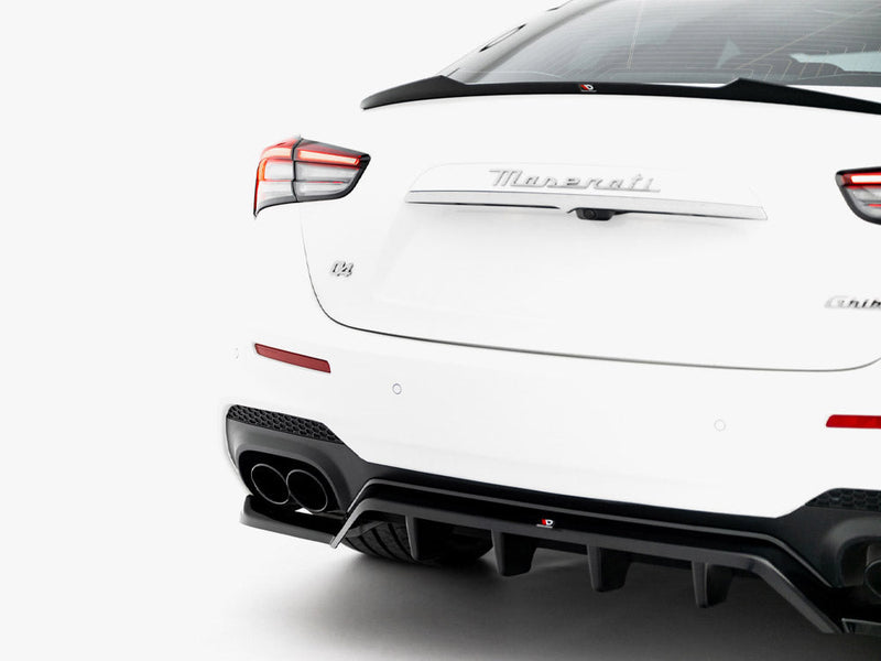 Maxton Design - Rear Splitter (Vertical Bars) Maserati Ghibli Modena Mk3 Facelift