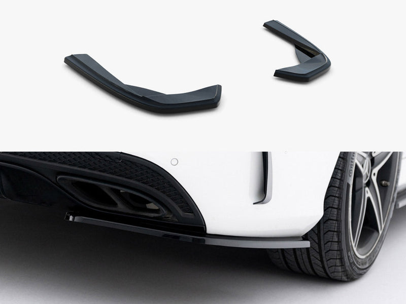 Maxton Design - Rear Side Splitters Mercedes-Benz C AMG-Line Sedan W205