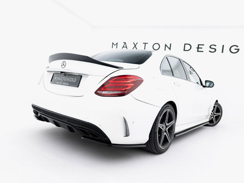 Maxton Design - Rear Side Splitters Mercedes-Benz C AMG-Line Sedan W205