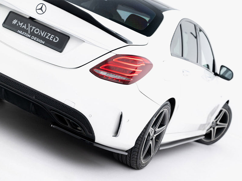 Maxton Design - Rear Side Splitters Mercedes-Benz C AMG-Line Sedan W205