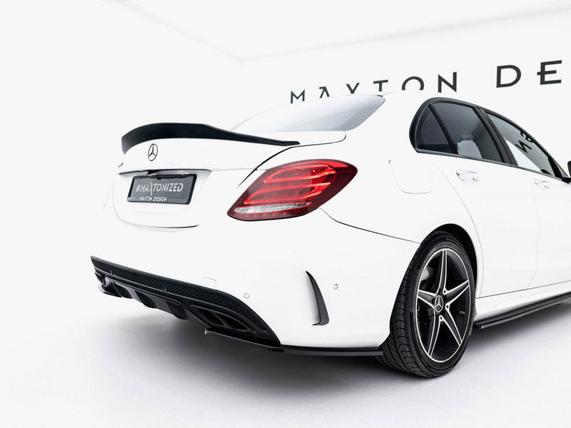 Maxton Design - Rear Side Splitters Mercedes-Benz C AMG-Line Sedan W205
