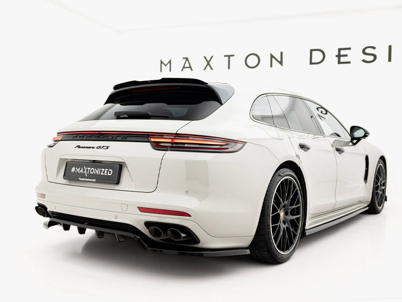 Maxton Design - Rear Splitter (Vertical Bars) Porsche Panamera GTS Sport Turismo 971 Facelift