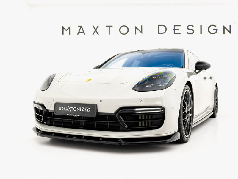 Maxton Design - Front Splitter Porsche Panamera GTS Sport Turismo 971 Facelift