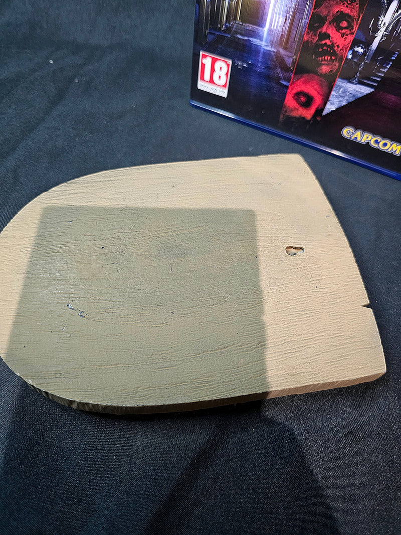 Resident Evil Spencer Mansion Wooden And Gold Emblem Half Scale prop