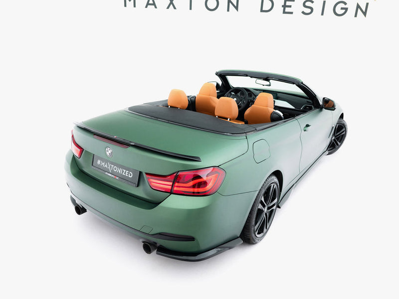 Maxton Design - Rear Side Splitters BMW 4 Cabrio / Coupe F33 / F32