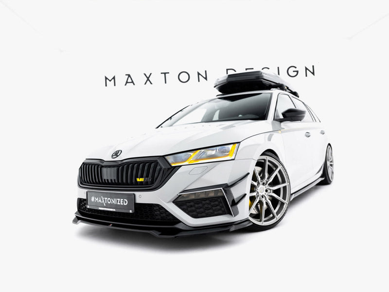 Maxton Design - Front Bumper Wings (Canards) Skoda Octavia RS Mk4