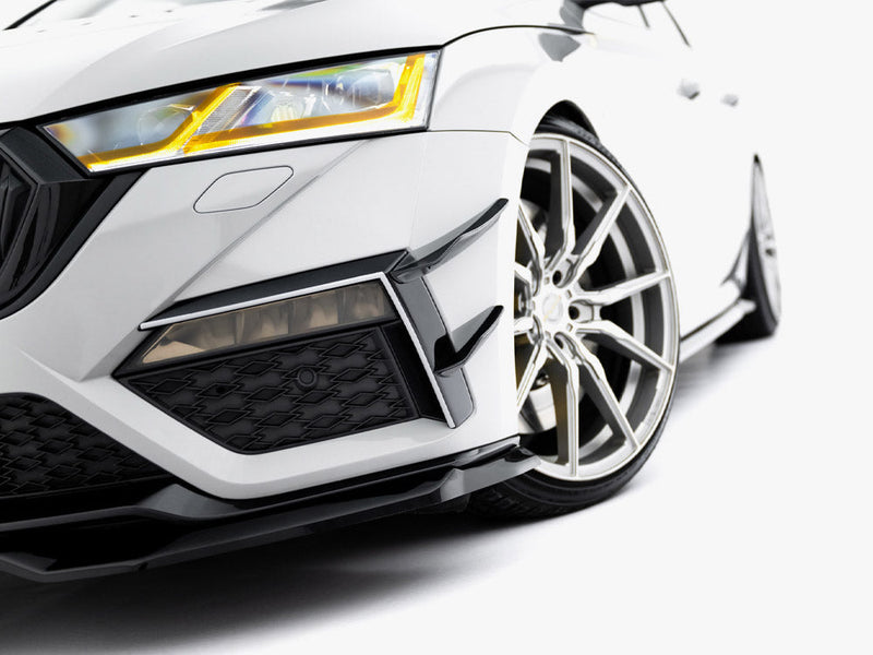 Maxton Design - Front Bumper Wings (Canards) Skoda Octavia RS Mk4