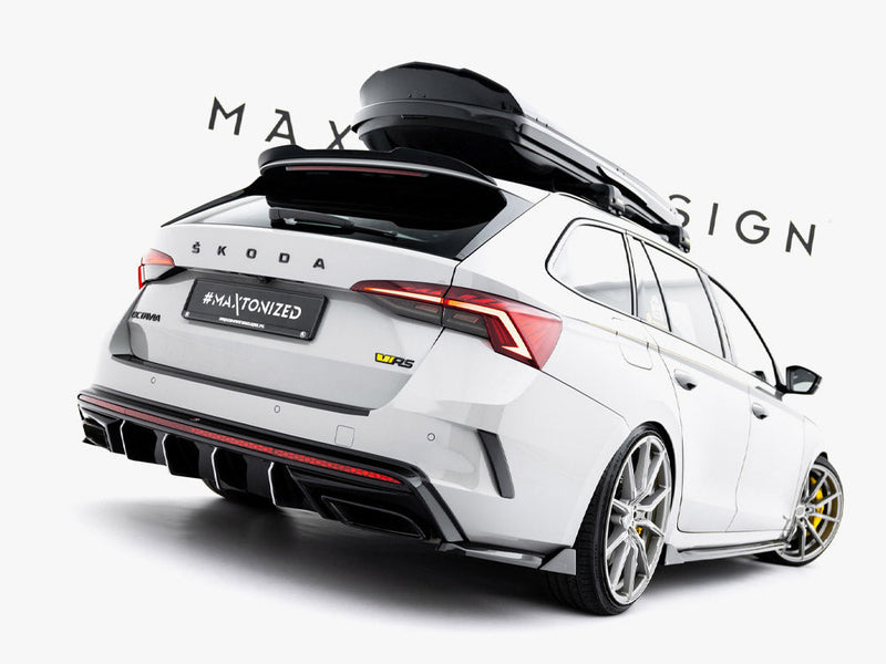 Maxton Design - Rear Side Splitters V.8 Skoda Octavia RS Liftback / Estate Mk4