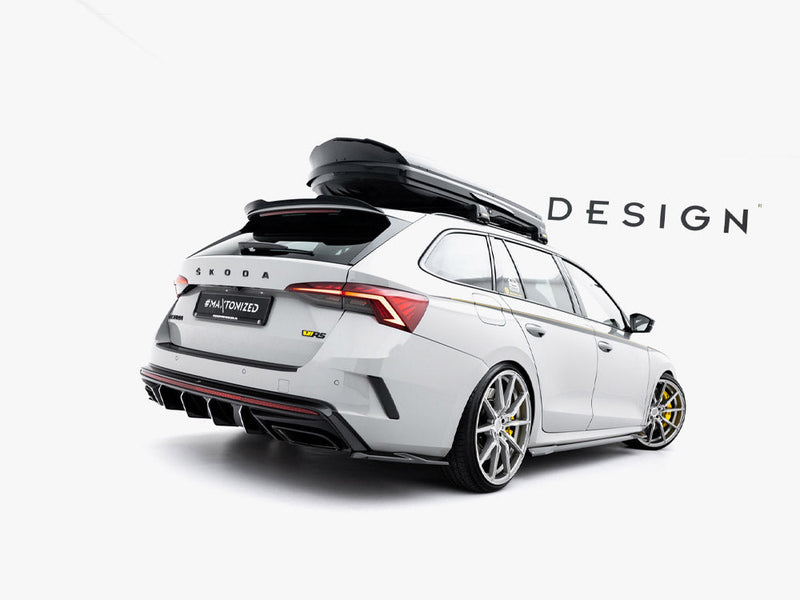 Maxton Design - Rear Side Splitters V.7 Skoda Octavia RS Liftback / Estate Mk4