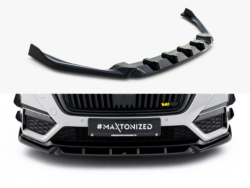 Maxton Design - Front Splitter V.5 Skoda Octavia RS Mk4