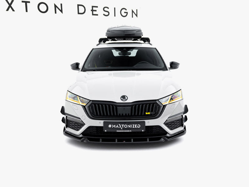 Maxton Design - Front Splitter V.5 Skoda Octavia RS Mk4