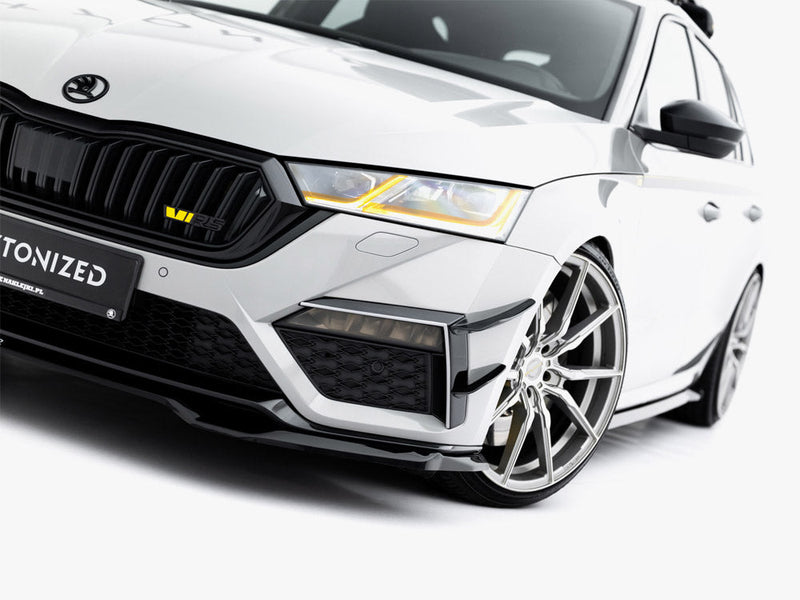 Maxton Design - Front Splitter V.4 Skoda Octavia RS Mk 4