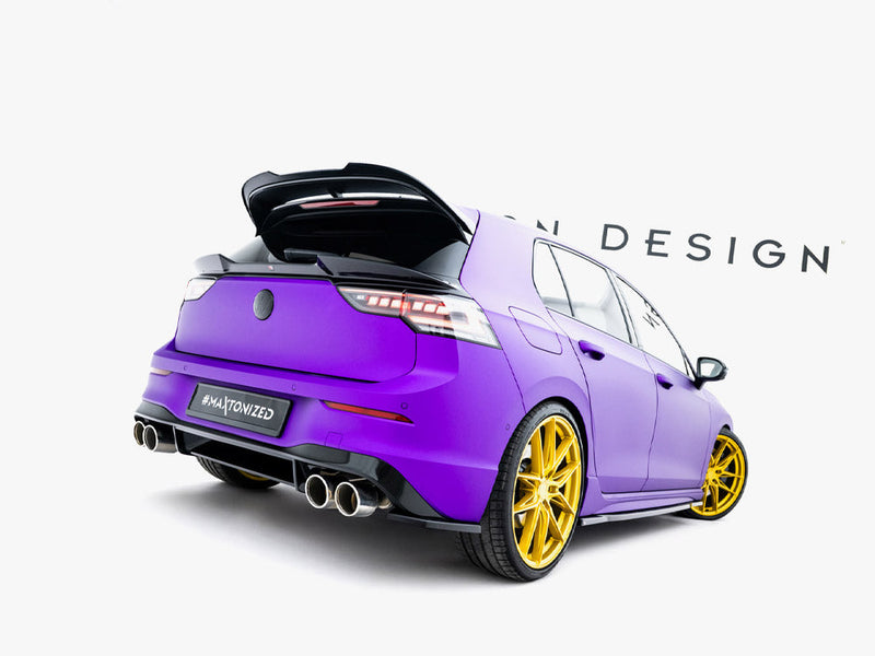 Maxton Design - Rear Side Splitters V.1 Volkswagen Golf R Mk8 Facelift