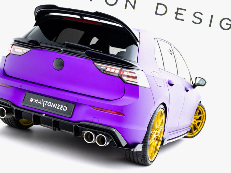 Maxton Design - Rear Side Splitters V.6 + Flaps Volkswagen Golf R Mk8