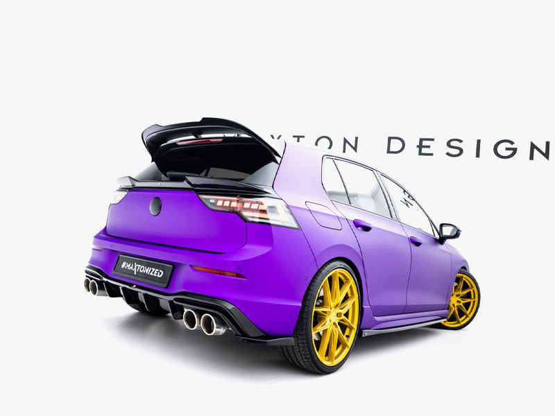 Maxton Design - Rear Side Splitters V.6 Volkswagen Golf R Mk8 Facelift