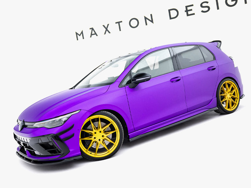 Maxton Design - Side Skirts Diffusers V.5 Volkswagen Golf R Mk8 / Mk8 Facelift