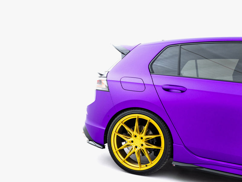 Maxton Design - Rear Side Splitters V.8 Volkswagen Golf R Mk8 / Mk8 Facelift