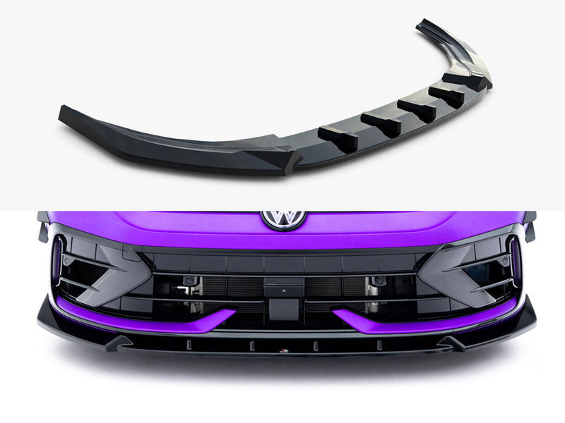 Maxton Design - Front Splitter V.3 Volkswagen Golf R Mk8 Facelift