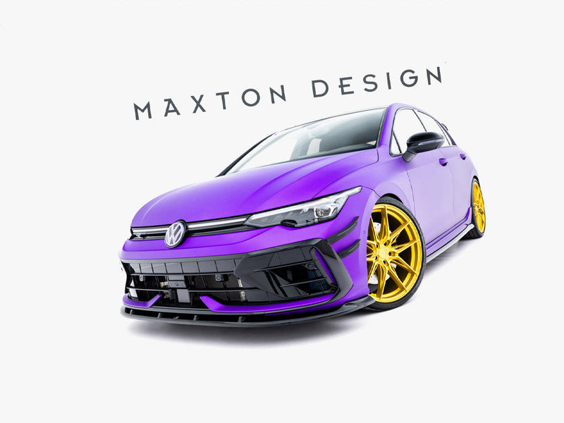 Maxton Design - Front Splitter V.2 Volkswagen Golf R Mk8 Facelift
