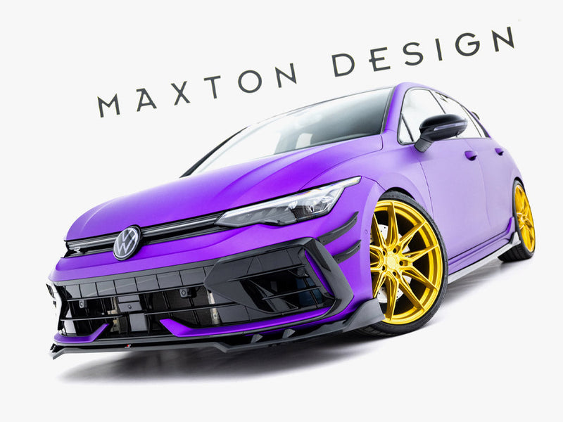 Maxton Design - Front Splitter V.1 Volkswagen Golf R Mk8 Facelift