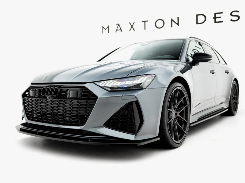 Maxton Design - FRONT SPLITTER V2 AUDI RS6 C8 / C8 Facelift