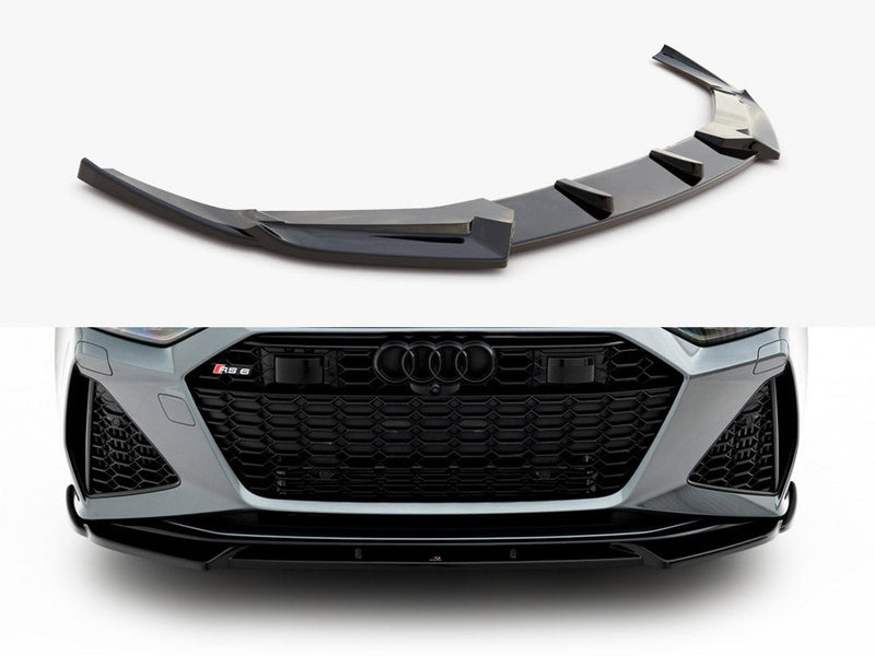 Maxton Design - FRONT SPLITTER V1 AUDI RS6 C8 / C8 Facelift