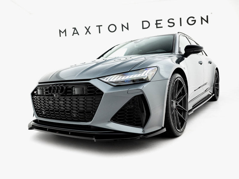 Maxton Design - FRONT SPLITTER V1 AUDI RS6 C8 / C8 Facelift