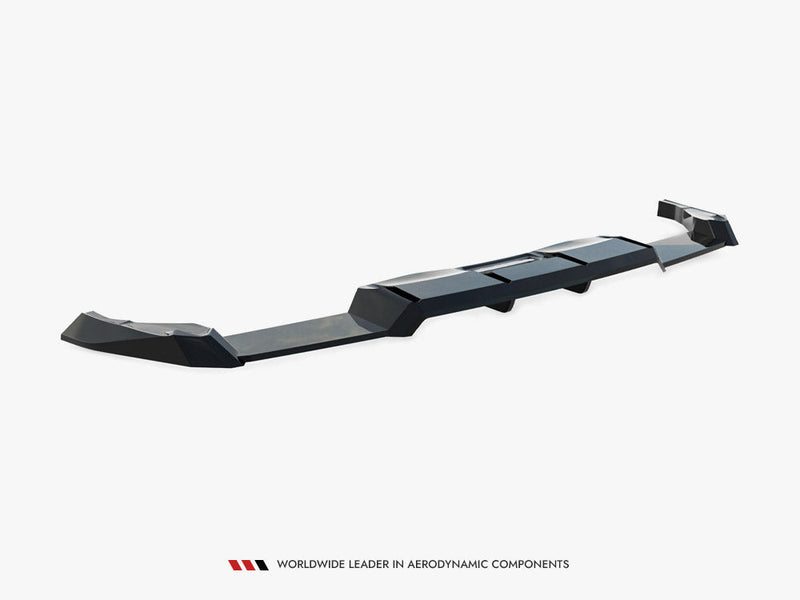 Maxton Design - Rear Splitter (Vertical Bars) V.2 Volkswagen Golf R Mk8 / Mk8 Facelift