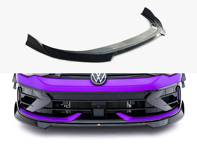 Maxton Design - Front Splitter V.4 Volkswagen Golf R Mk8 Facelift