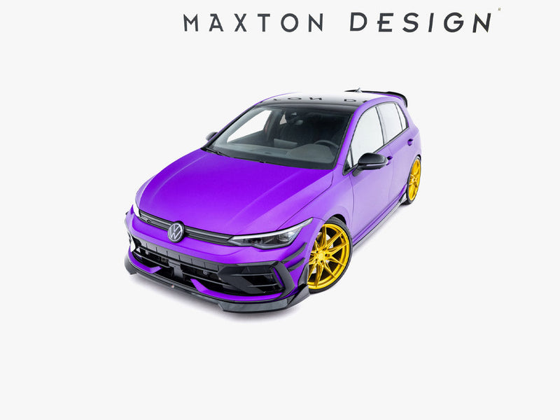 Maxton Design - Front Splitter V.4 Volkswagen Golf R Mk8 Facelift