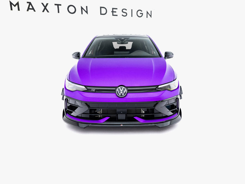 Maxton Design - Front Splitter V.4 Volkswagen Golf R Mk8 Facelift