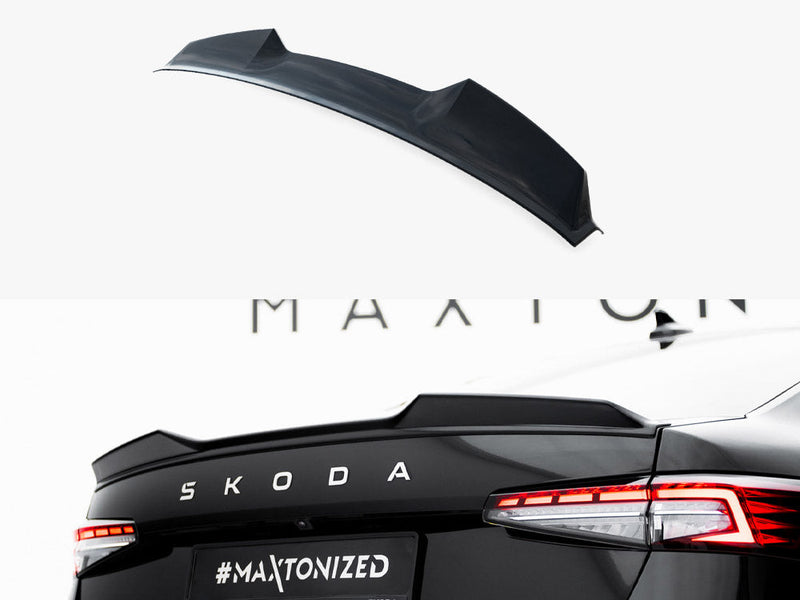 Maxton Design - Spoiler CAP 3D Skoda Superb Sedan Mk4