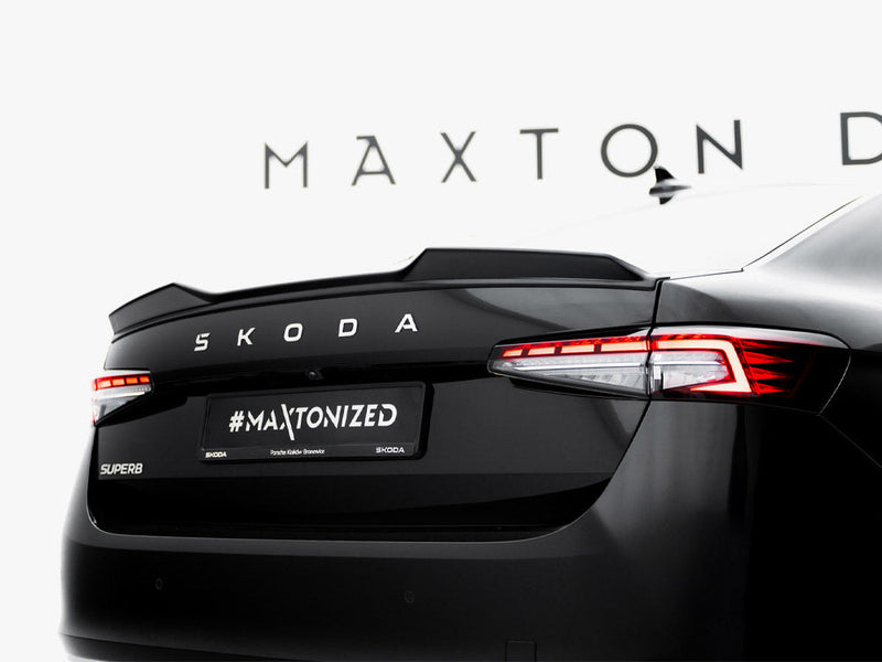 Maxton Design - Spoiler CAP 3D Skoda Superb Sedan Mk4