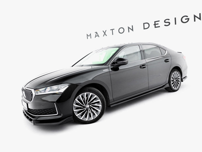 Maxton Design - Side Skirts Diffusers V.2 Skoda Superb Mk4