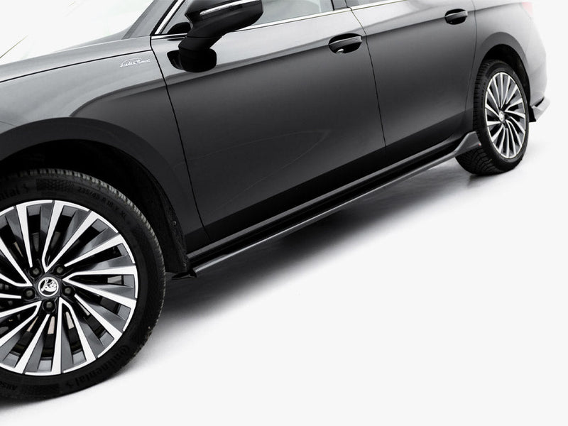 Maxton Design - Side Skirts Diffusers V.2 Skoda Superb Mk4