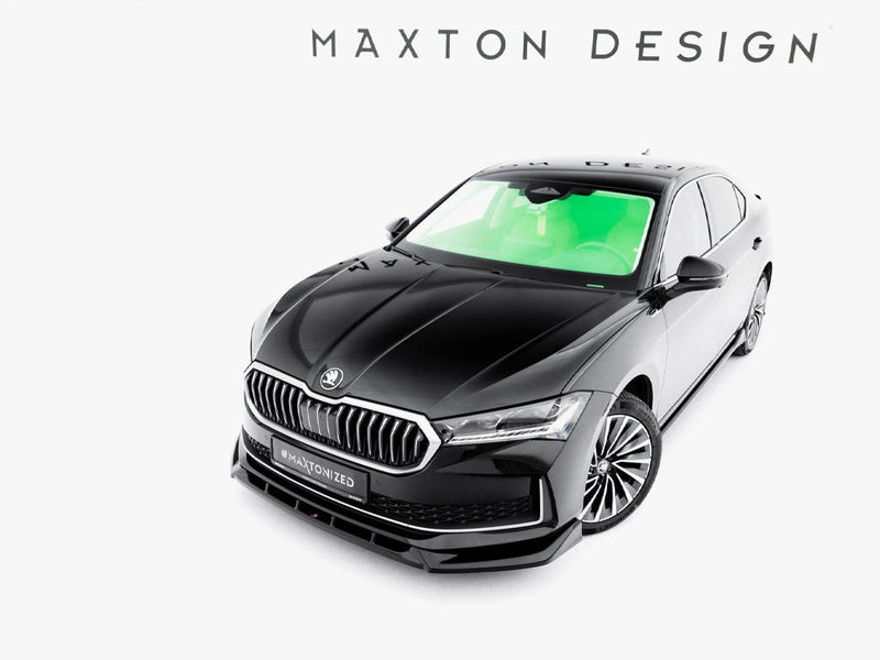 Maxton Design - Front Splitter V.2 Skoda Superb Mk4