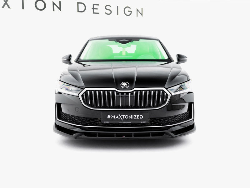 Maxton Design - Front Splitter V.2 Skoda Superb Mk4