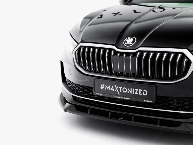 Maxton Design - Front Splitter V.2 Skoda Superb Mk4