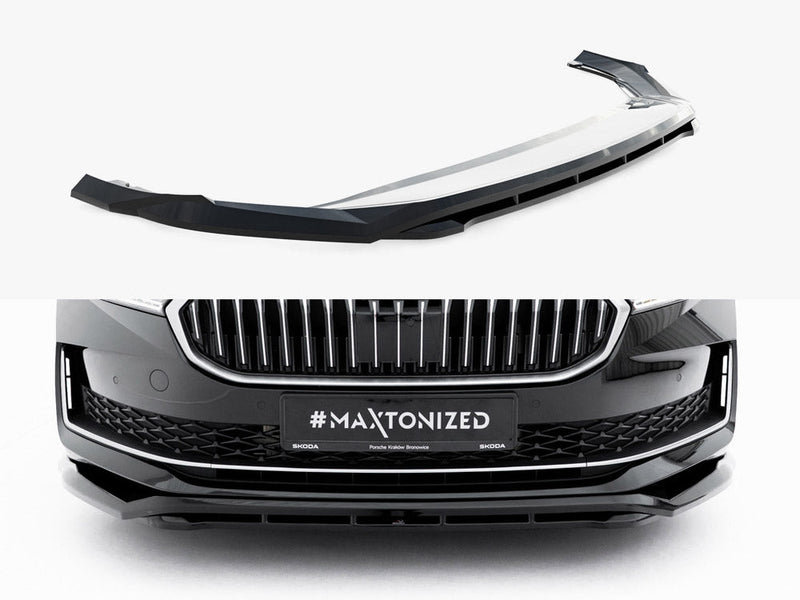 Maxton Design - Front Splitter V.1 Skoda Superb Mk4