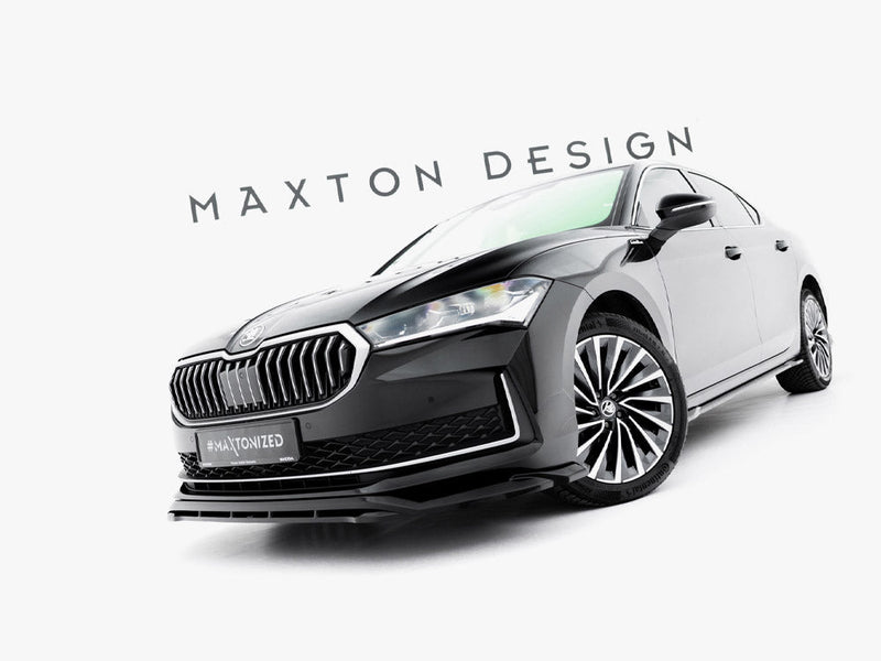 Maxton Design - Front Splitter V.1 Skoda Superb Mk4