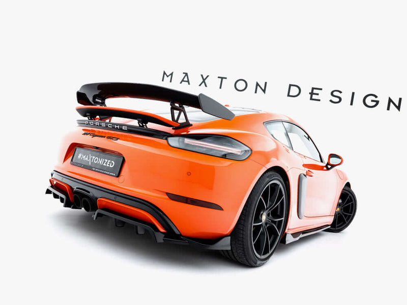 Maxton Design - Rear Splitter (Vertical Bars) Porsche 718 Cayman GTS 982c