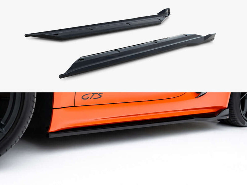Maxton Design - Side Skirts Diffusers V.2 Porsche 718 Cayman GTS 982c