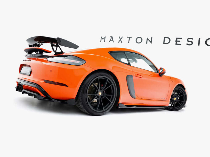 Maxton Design - Side Skirts Diffusers V.2 Porsche 718 Cayman GTS 982c