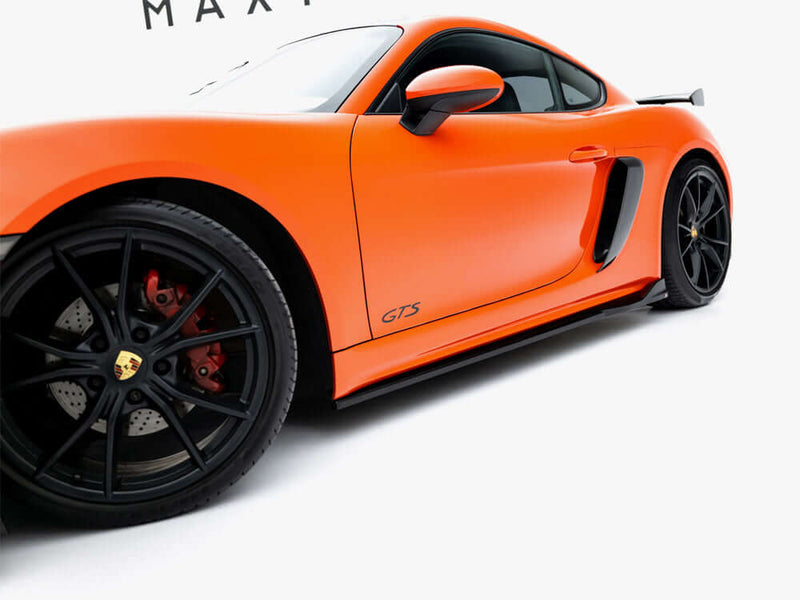 Maxton Design - Side Skirts Diffusers V.2 Porsche 718 Cayman GTS 982c
