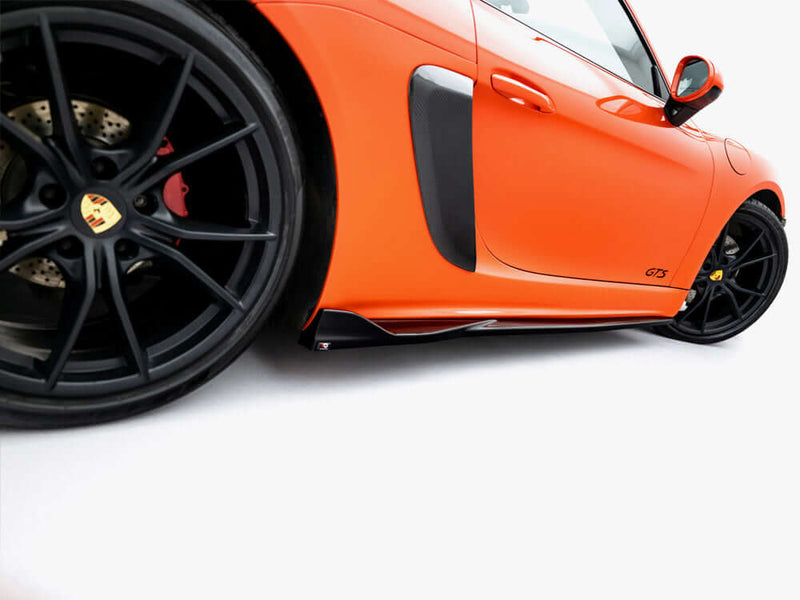 Maxton Design - Side Skirts Diffusers V.2 Porsche 718 Cayman GTS 982c