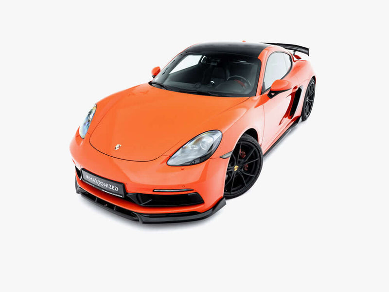 Maxton Design - Front Splitter V.3 Porsche 718 Cayman GTS 982c